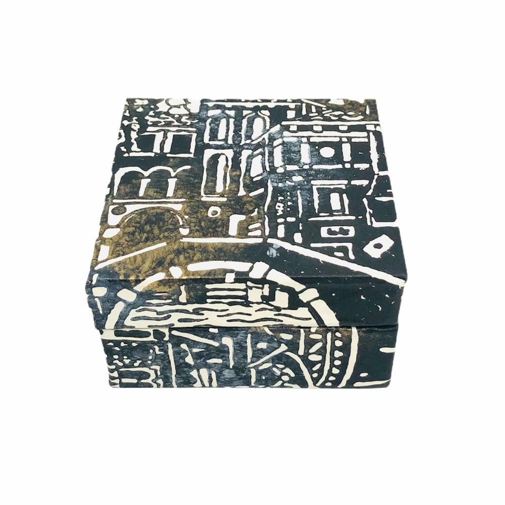 iL Pavone Venezia Handmade paper Keepsake Box - Picture 2 of 8